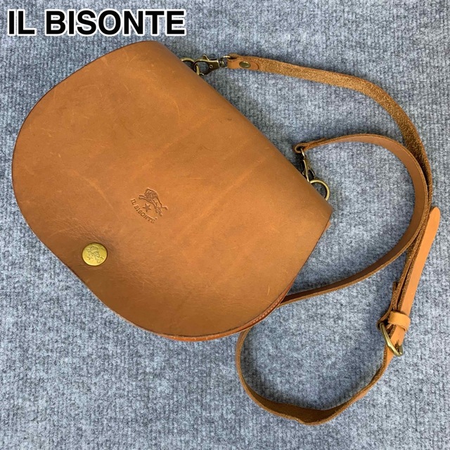 23S141 IL BISONTE イルビゾンテ ショルダーバッグ 本革-