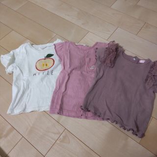 ニシマツヤ(西松屋)の【値下げ】半袖Tシャツ 3枚セット 80 90(シャツ/カットソー)