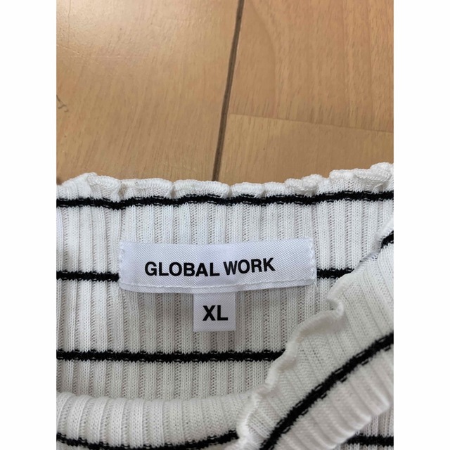 GLOBAL WORK(グローバルワーク)のGLOBAL WORK グローバルワーク キッズ トップス XL 120-130 キッズ/ベビー/マタニティのキッズ服女の子用(90cm~)(Tシャツ/カットソー)の商品写真