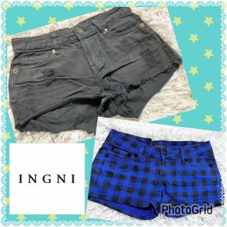 イング(INGNI)のイング★ショートパンツ★ホットパンツ★デニム★2点セット★福袋★まとめ売り(ショートパンツ)