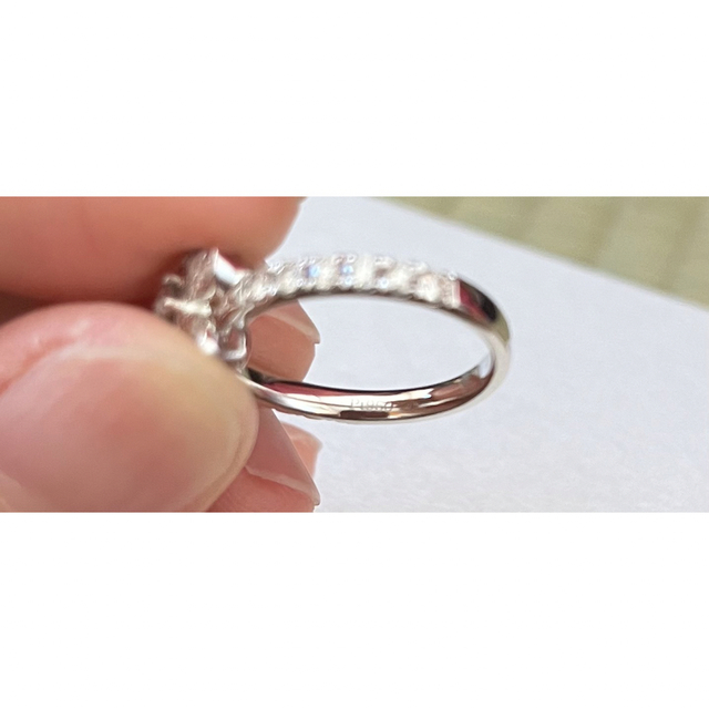 ⭐︎新品⭐︎PT950 プラチナ　天然ブルーダイヤモンドリング　10.5号 レディースのアクセサリー(リング(指輪))の商品写真