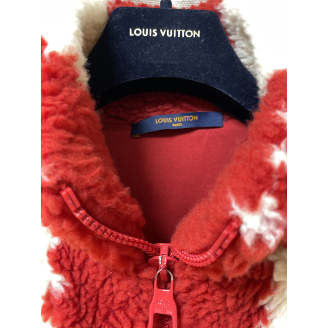 LOUIS VUITTON(ルイヴィトン)のALL OVER DAMIER FLEECE BLOUSON メンズのジャケット/アウター(ブルゾン)の商品写真