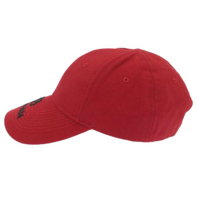 バレンシアガ キャップ ロゴ コットン サイズL 577548 BALENCIAGA 帽子 レッド 1