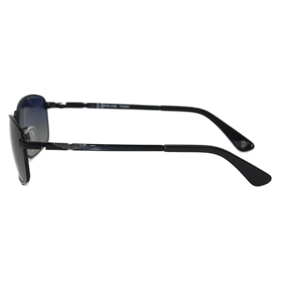 レディースPOLICE サングラス SPLE44J-0530 ブラック レッドブラウン系 チタン プラスチック メンズ ブランド シンプル 小物 眼鏡 紳士 かっこいい松前R56号店