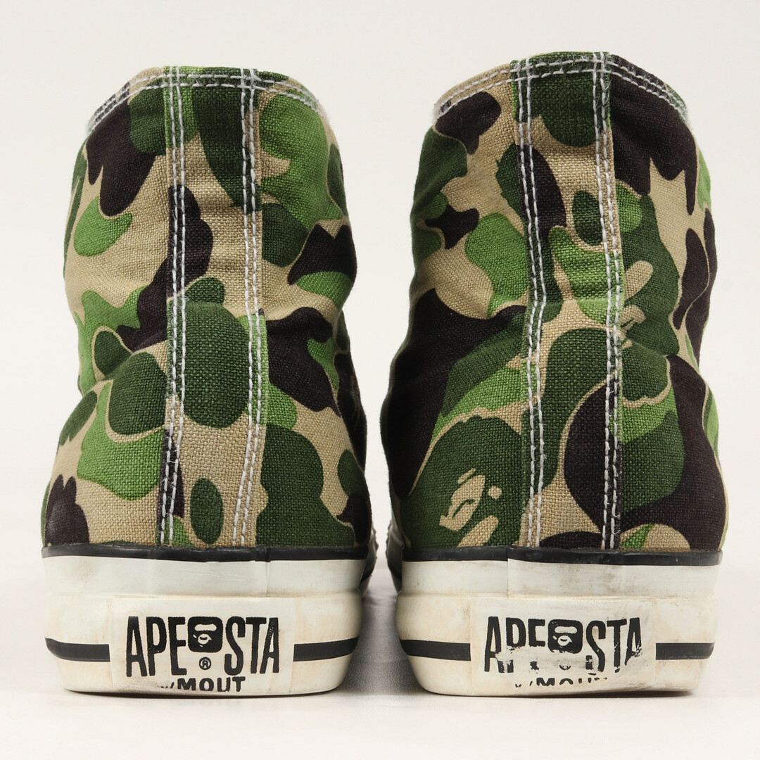 A BATHING APE ア ベイシング エイプ BAPESTA ABCカモ 猿迷彩 ...