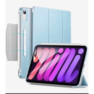 iPad mini6 iPadケース カバー 8.3インチ スマートケース 水色(iPadケース)