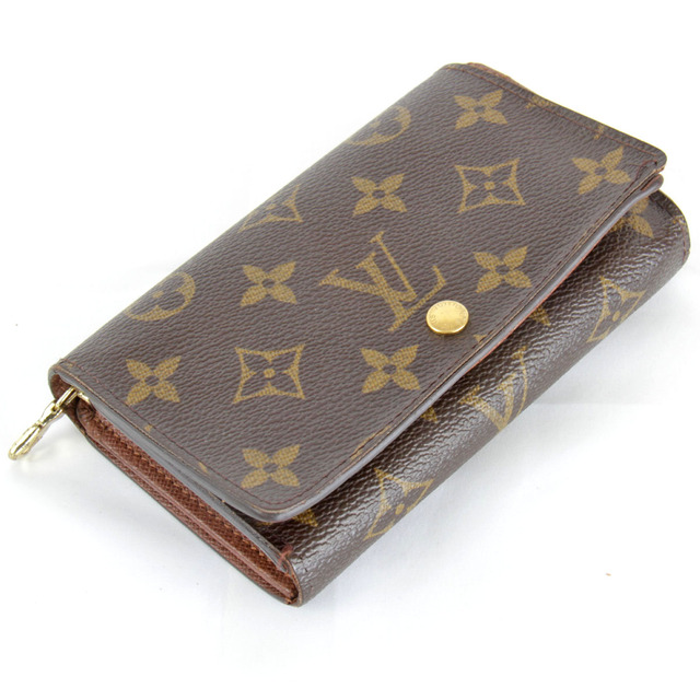 『USED』 LOUIS VUITTON ルイ・ヴィトン ポルトモネビエ M61730 二つ折り財布 モノグラムキャンバス モノグラム