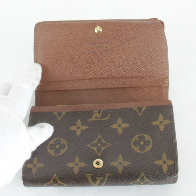 『USED』 LOUIS VUITTON ルイ・ヴィトン ポルトモネビエ M61730 二つ折り財布 モノグラムキャンバス モノグラム