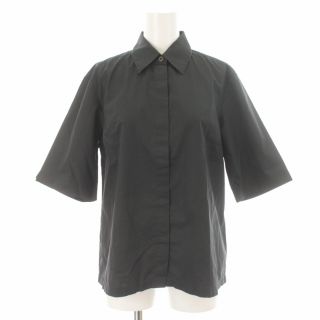 DRIES VAN NOTEN ブラウス 36(XS位) 黒x白(ドット)