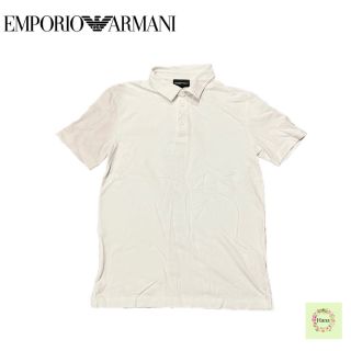 エンポリオアルマーニ(Emporio Armani)の【美品】ARMANI エンポリオアルマーニ ポロシャツ ロゴ入り トップス 半袖(ポロシャツ)