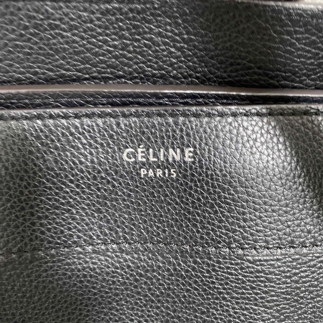 celine - ラゲージ ミディアム 黒 セリーヌ シルバー 旧ロゴの通販 by