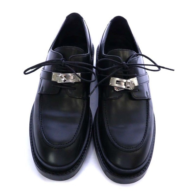 Hermes(エルメス)のエルメス オックスフォード First oxford shoe 39.5 黒 レディースの靴/シューズ(ローファー/革靴)の商品写真