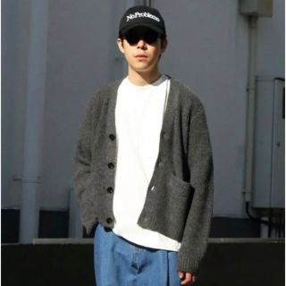 ティー(TTT_MSW)のDEVINUSAGE MOHAIR CARDIGAN XXX1 O代官山(カーディガン)