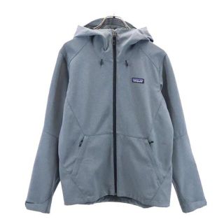 パタゴニア(patagonia)のパタゴニア アウトドア ジップパーカー XS グレー系 patagonia ロゴ刺繍 メンズ 【中古】  【230330】(ダッフルコート)