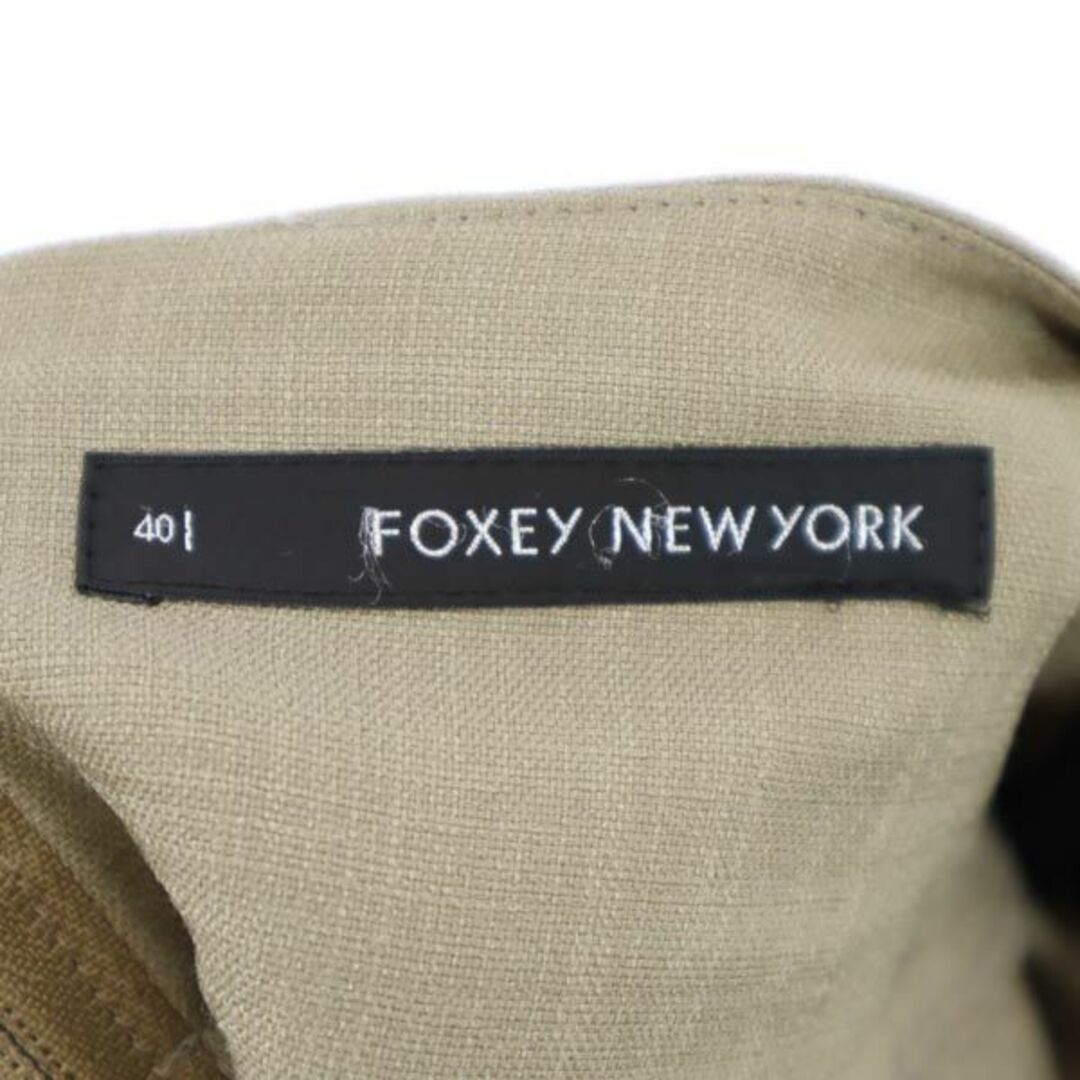 フォクシー ニューヨーク 日本製 スカート 40 カーキ系 FOXEY NEWYORK レディース   【230330】 7