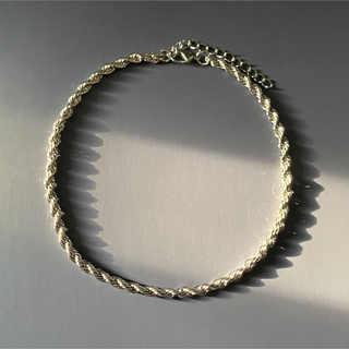 ロンハーマン(Ron Herman)のTwist choker necklace 4mm silver No.1028(ネックレス)