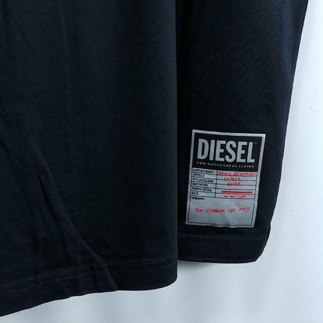 新品 3XL ディーゼル Diesel ブレイブ Tシャツ ブランド B23 黒