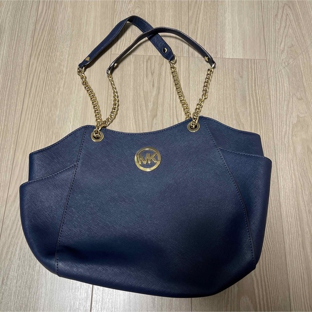 マイケルコース　トートバッグ　MICHAEL KORS ネイビー