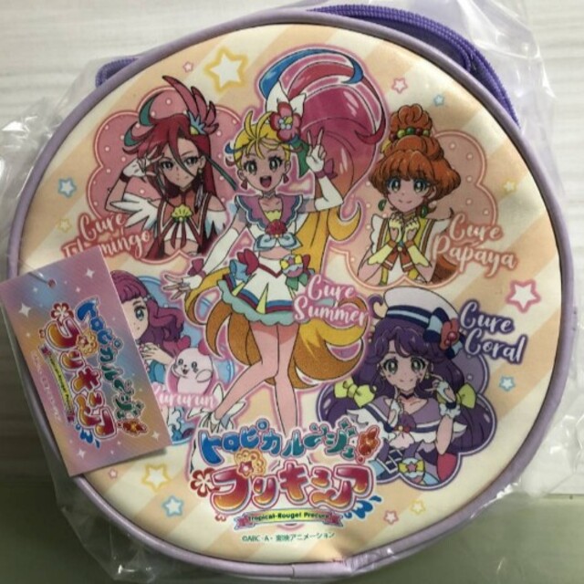 BANDAI(バンダイ)の未使用品　トロピカルージュ！プリキュア　ラウンドショルダー　PRE-662 キッズ/ベビー/マタニティのこども用バッグ(ポシェット)の商品写真