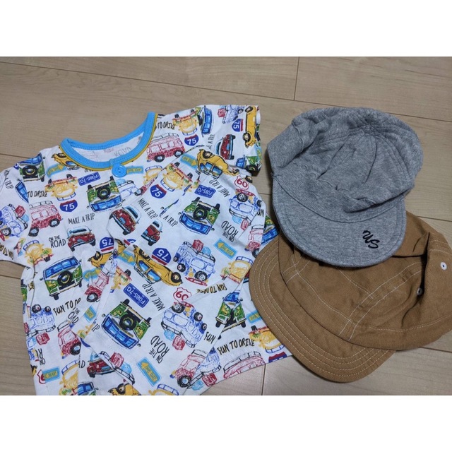 UNIQLO(ユニクロ)の80 春服 夏服 男の子 セット売り キッズ/ベビー/マタニティのベビー服(~85cm)(Ｔシャツ)の商品写真