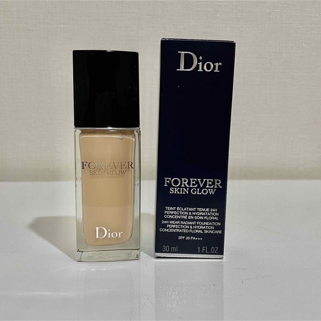 Christian Dior(クリスチャンディオール)のディオールスキン フォーエヴァー フルイド グロウ　2N コスメ/美容のベースメイク/化粧品(ファンデーション)の商品写真