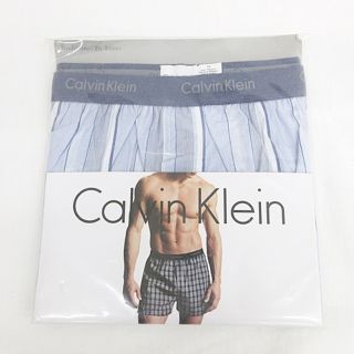 カルバンクライン(Calvin Klein)のカルバンクライン CALVIN KLEIN インナー 下着 トランクス 青 34(トランクス)