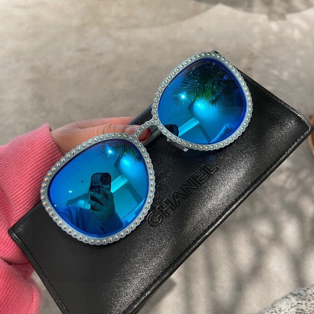 CHANEL サングラス blue