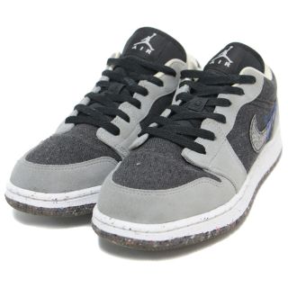 ナイキ(NIKE)のNIKE ナイキ シューズ 靴 スニーカー グレー系 ローカット レースアップ AIR JORDAN 1 LOW SE Crater エアジョーダン DM4657-001 おしゃれ シンプル 普段使い カジュアル 大人女子 ブランド サイズ：25cm【レディース】【中古】(スニーカー)