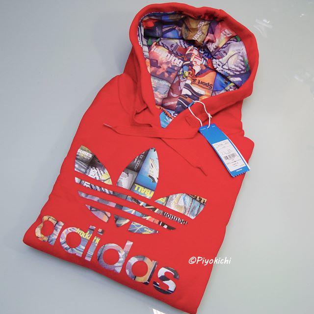 adidas - S【新品/即日発送OK】adidas オリジナルス パーカー 赤