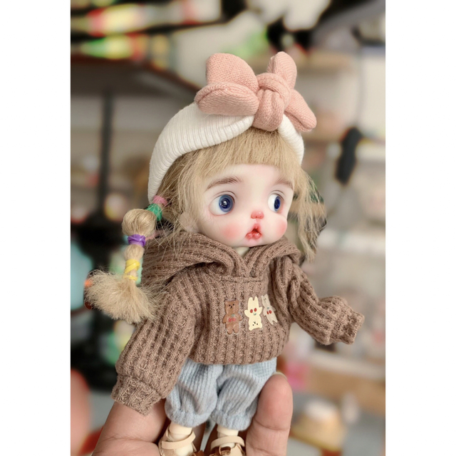 オビツ11ドール　ob11ドール　フルドール ハンドメイドのぬいぐるみ/人形(人形)の商品写真
