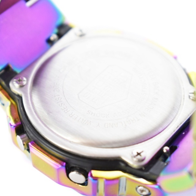 CASIO - CASIO G-SHOCK 腕時計 メタル カスタム レインボー DW CASIO - CASIO G-SHOCK 腕時計 メタル カスタム レインボー DW