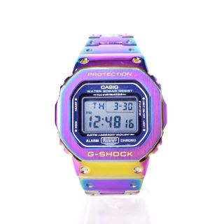 カシオ(CASIO)のCASIO G-SHOCK 腕時計 メタル カスタム レインボー DW-5600(腕時計(デジタル))