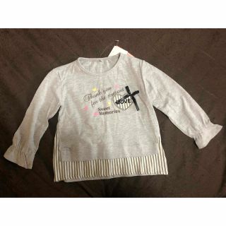 ニシマツヤ(西松屋)の西松屋　girl's  長袖カットソー　新品(Tシャツ/カットソー)