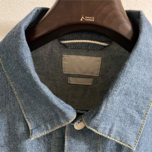 YOKE(ヨーク)のyoke SELVEDGE LINE DENIM SHIRT JACKET メンズのジャケット/アウター(Gジャン/デニムジャケット)の商品写真