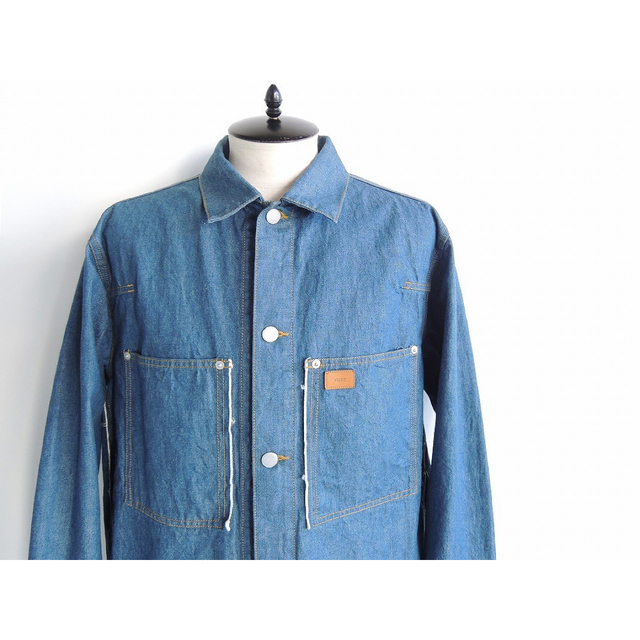 YOKE(ヨーク)のyoke SELVEDGE LINE DENIM SHIRT JACKET メンズのジャケット/アウター(Gジャン/デニムジャケット)の商品写真