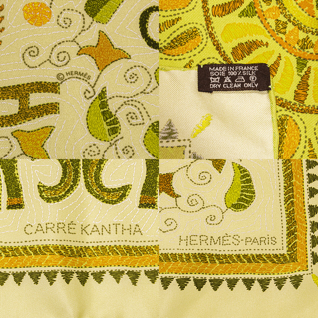 HERMES エルメス カレ90 Carre Kantha カレ カンタ スカーフAブランド