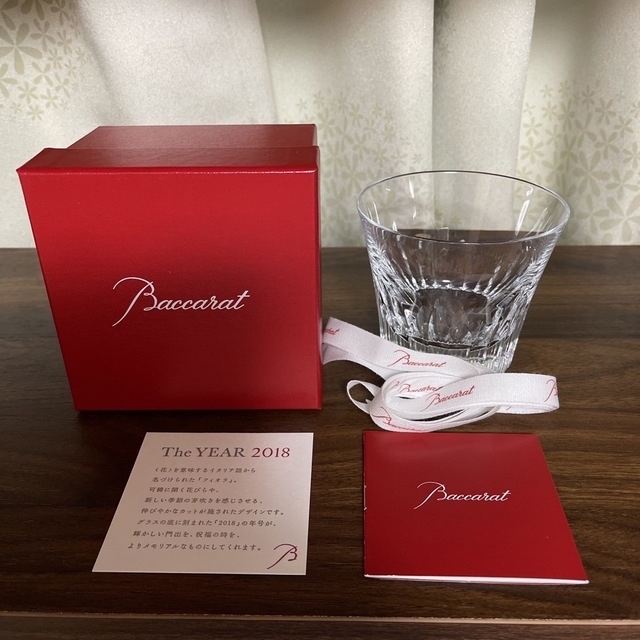 Baccarat(バカラ)のバカラグラスThe YEAR 2018  インテリア/住まい/日用品のキッチン/食器(タンブラー)の商品写真