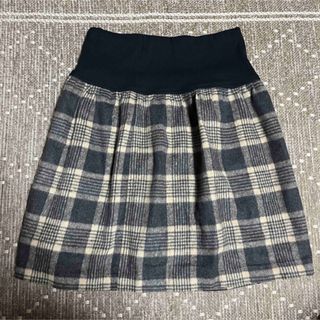 シマムラ(しまむら)の【ミッキー様専用】ひざ丈チェックスカート2枚セット(ひざ丈スカート)