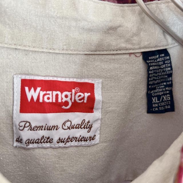 Wrangler(ラングラー)の人気アメカジブランド　ラングラー　チェック　古着　アメリカ　羽織　長袖シャツ メンズのトップス(シャツ)の商品写真