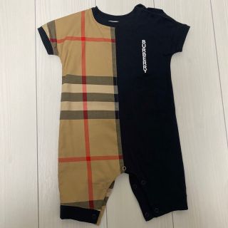 バーバリー(BURBERRY)のBURBERRY ロンパース　6m 68cm 美品(ロンパース)