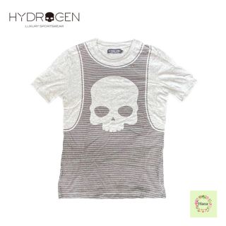 ハイドロゲン(HYDROGEN)のHYDROGEN ハイドロゲン 半袖 Tシャツ スカル トップス グレー S(Tシャツ/カットソー(半袖/袖なし))