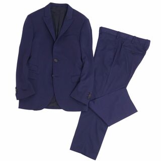 ネネット(Ne-net)の美品 ニール・バレット NEIL BARRETT セットアップ スーツ ジャケット スラックス シングル 無地 メンズ 46(S相当) ネイビー(セットアップ)