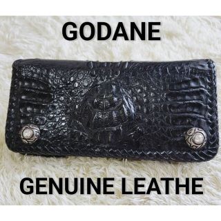 【美品】GODANE　ゴダン　クロコダイル　長財布GENUINE LEATHE