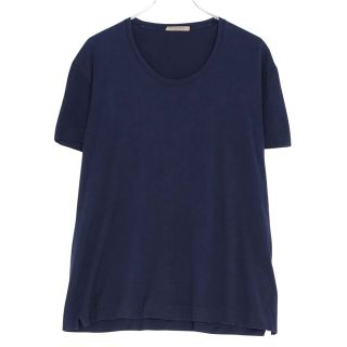 ボイコット(BOYCOTT)のボッテガヴェネタ BOTTEGA VENETA Tシャツ カットソー 半袖 ショートスリーブ 無地 コットン トップス メンズ 50(L相当) ネイビー(Tシャツ/カットソー(半袖/袖なし))