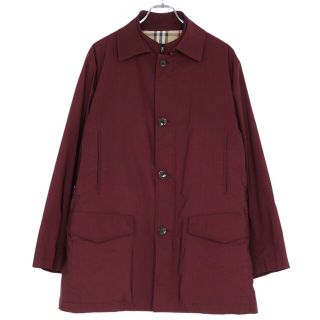 バーバリー(BURBERRY)の美品 バーバリー ロンドン BURBERRY LONDON ジャケット ブルゾン 3way 中綿入り ジップアップ アウター メンズ M ボルドー(その他)