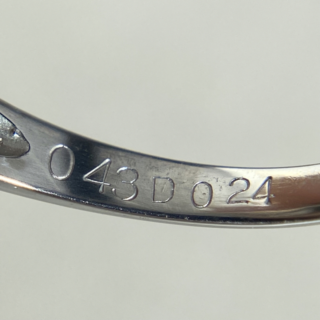 【20-18】エメラルド　ダイヤモンド　リング　E0.43ct D0.24ct レディースのアクセサリー(リング(指輪))の商品写真