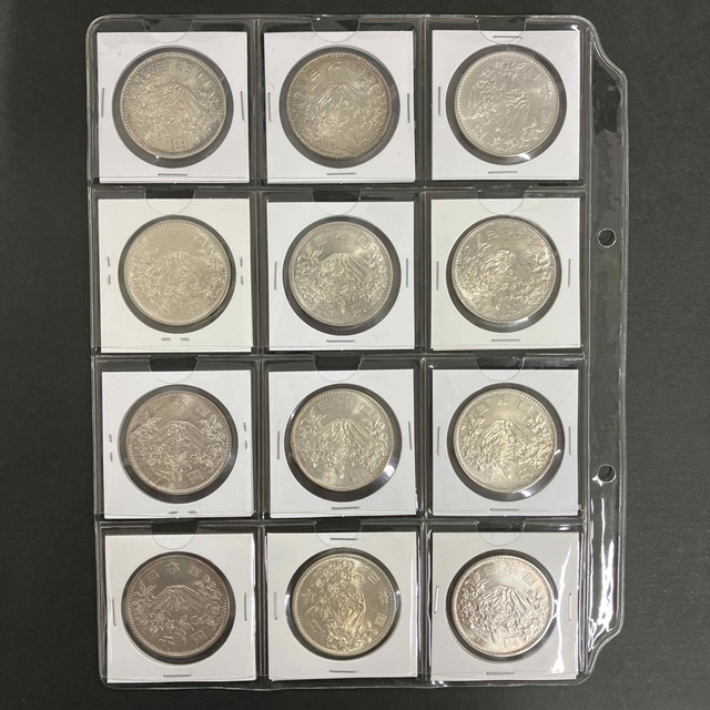 東京オリンピック1,000円銀貨 パックいり 12枚 光沢あり② 最高の www ...
