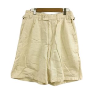 コーエン(coen)のコーエン パンツ ショート ハーフ キュロット リネン MEDIUM 白(ショートパンツ)