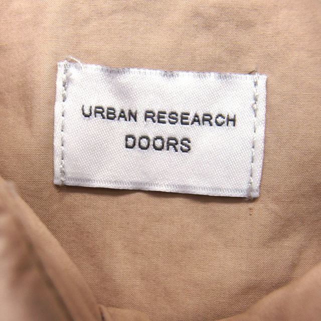 URBAN RESEARCH DOORS(アーバンリサーチドアーズ)のアーバンリサーチ ドアーズ シャツワンピ ワンピース 膝丈 無地 シンプル 長袖 レディースのワンピース(ひざ丈ワンピース)の商品写真