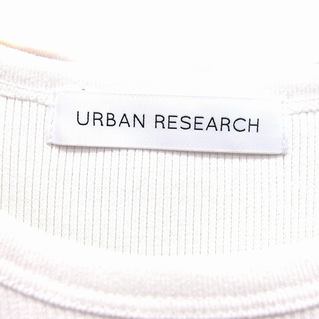 URBAN RESEARCH(アーバンリサーチ)のアーバンリサーチ URBAN RESEARCH リブ カットソー Tシャツ 半袖 レディースのトップス(カットソー(半袖/袖なし))の商品写真